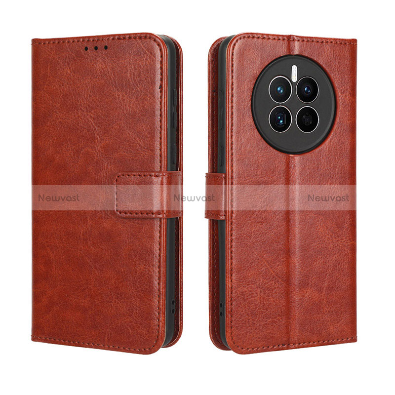 Leather Case Stands Flip Cover Holder BY5 for Huawei Mate 50E