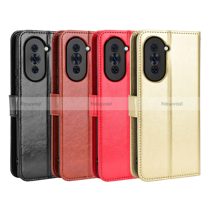 Leather Case Stands Flip Cover Holder BY5 for Huawei Nova 10 Pro