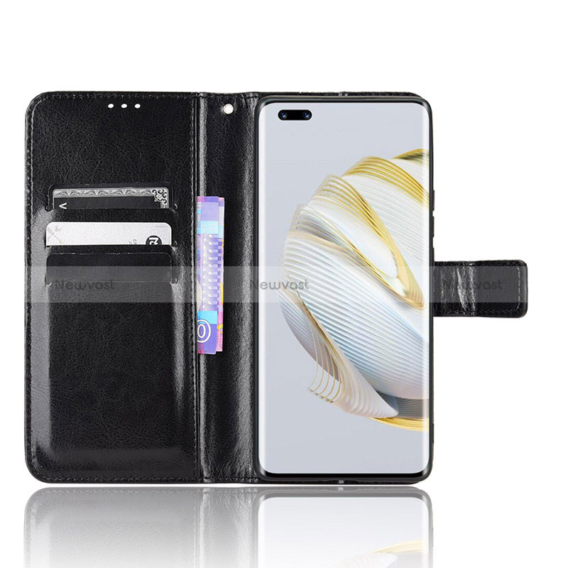 Leather Case Stands Flip Cover Holder BY5 for Huawei Nova 10 Pro