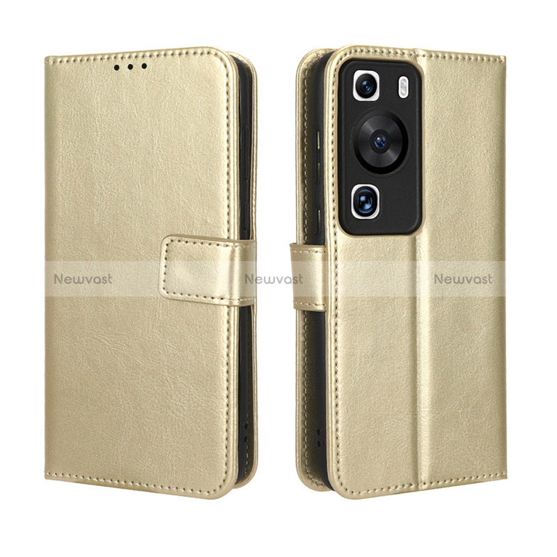 Leather Case Stands Flip Cover Holder BY5 for Huawei P60