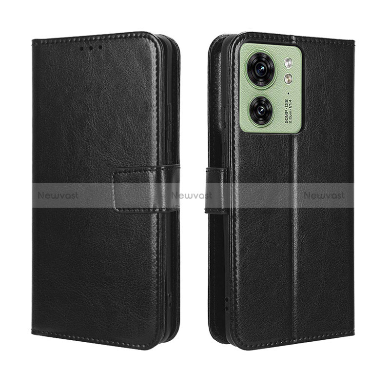 Leather Case Stands Flip Cover Holder BY5 for Motorola Moto Edge (2023) 5G