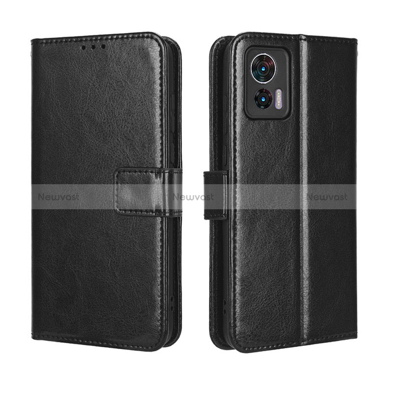 Leather Case Stands Flip Cover Holder BY5 for Motorola Moto Edge 30 Neo 5G