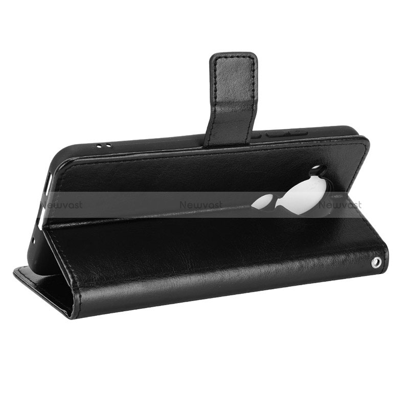 Leather Case Stands Flip Cover Holder BY5 for Nokia 5.4