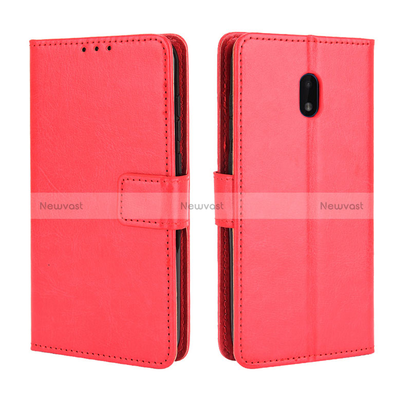 Leather Case Stands Flip Cover Holder BY5 for Nokia C01 Plus