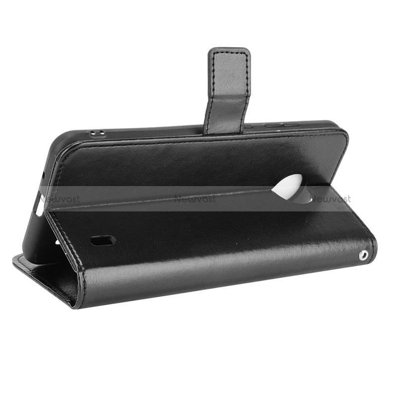 Leather Case Stands Flip Cover Holder BY5 for Nokia C10