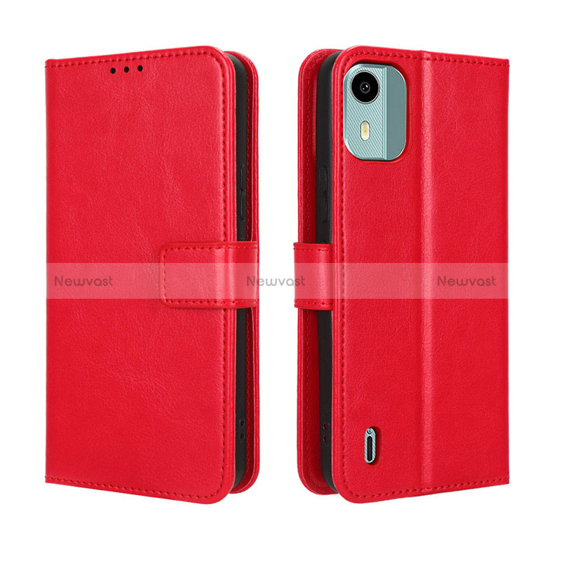 Leather Case Stands Flip Cover Holder BY5 for Nokia C12 Plus