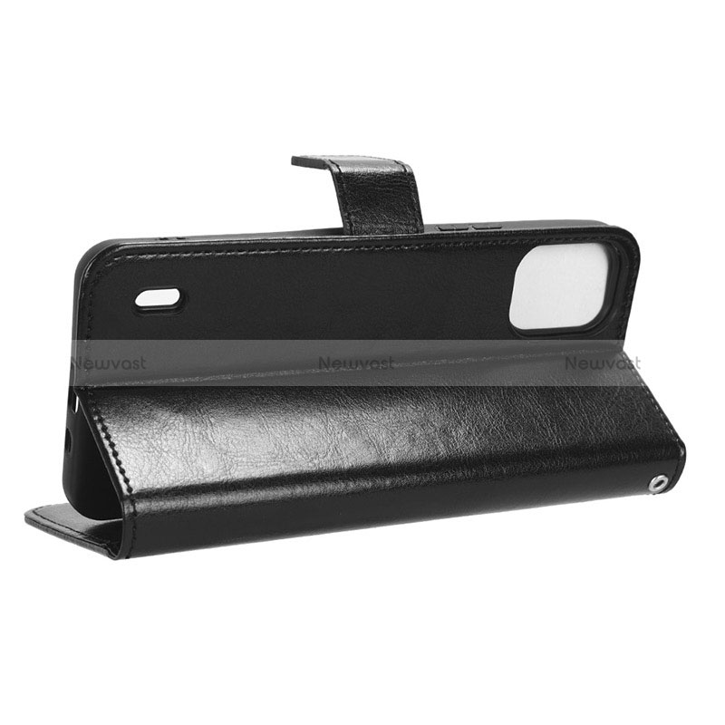 Leather Case Stands Flip Cover Holder BY5 for Nokia C12 Pro