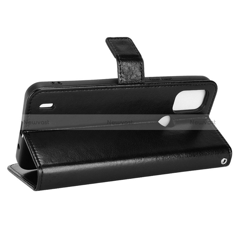 Leather Case Stands Flip Cover Holder BY5 for Nokia C21 Plus