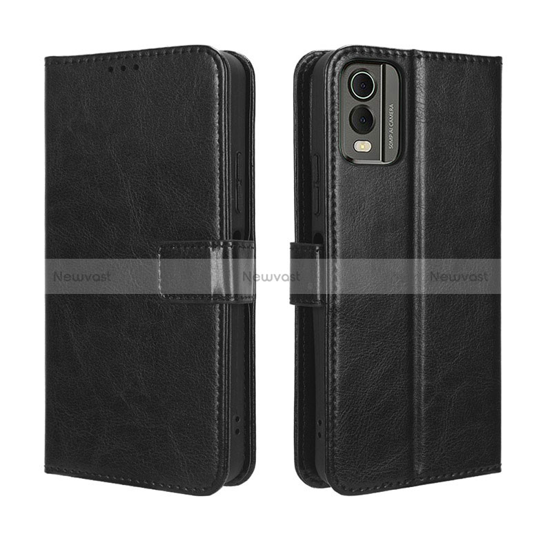 Leather Case Stands Flip Cover Holder BY5 for Nokia C210