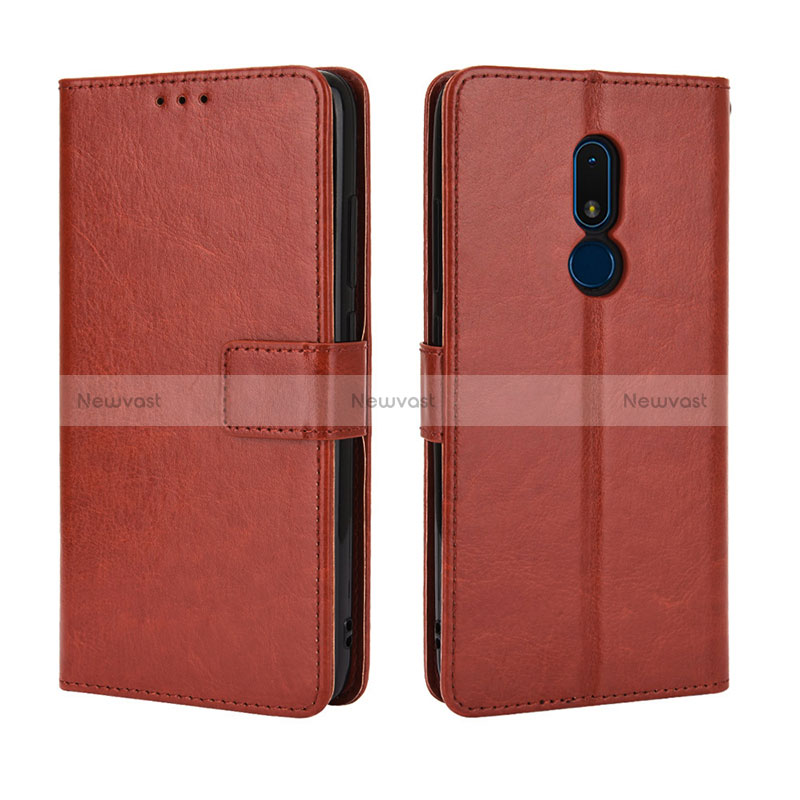 Leather Case Stands Flip Cover Holder BY5 for Nokia C3