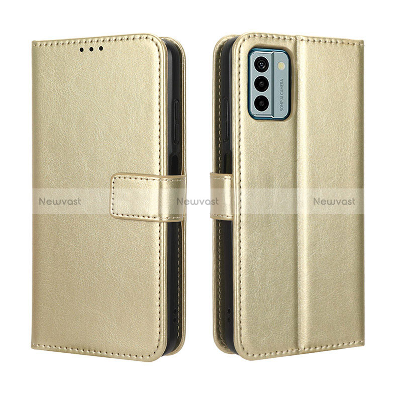 Leather Case Stands Flip Cover Holder BY5 for Nokia G22