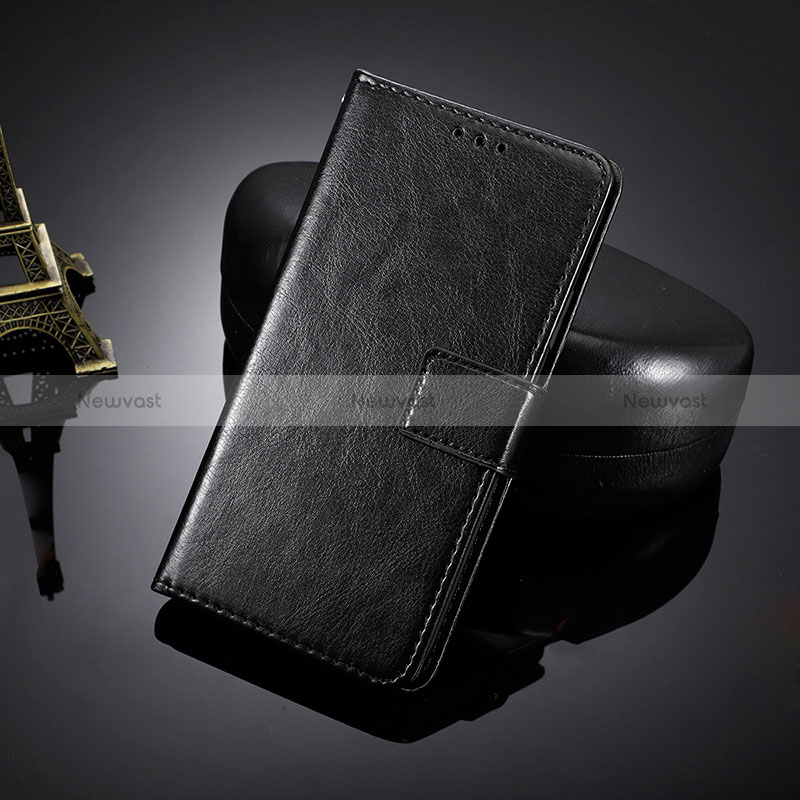 Leather Case Stands Flip Cover Holder BY5 for Nokia G50 5G Black