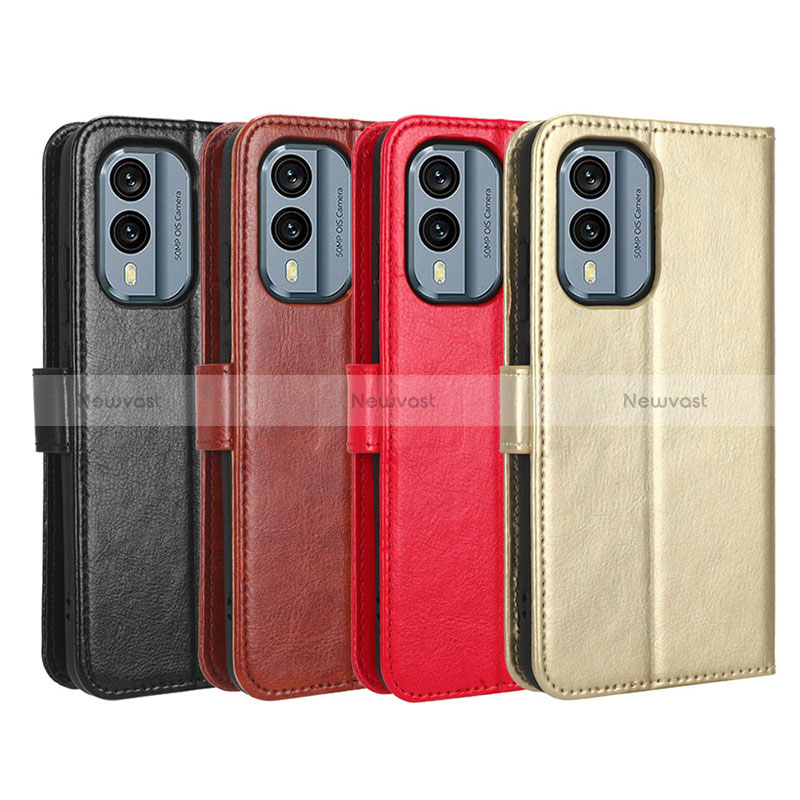 Leather Case Stands Flip Cover Holder BY5 for Nokia X30 5G