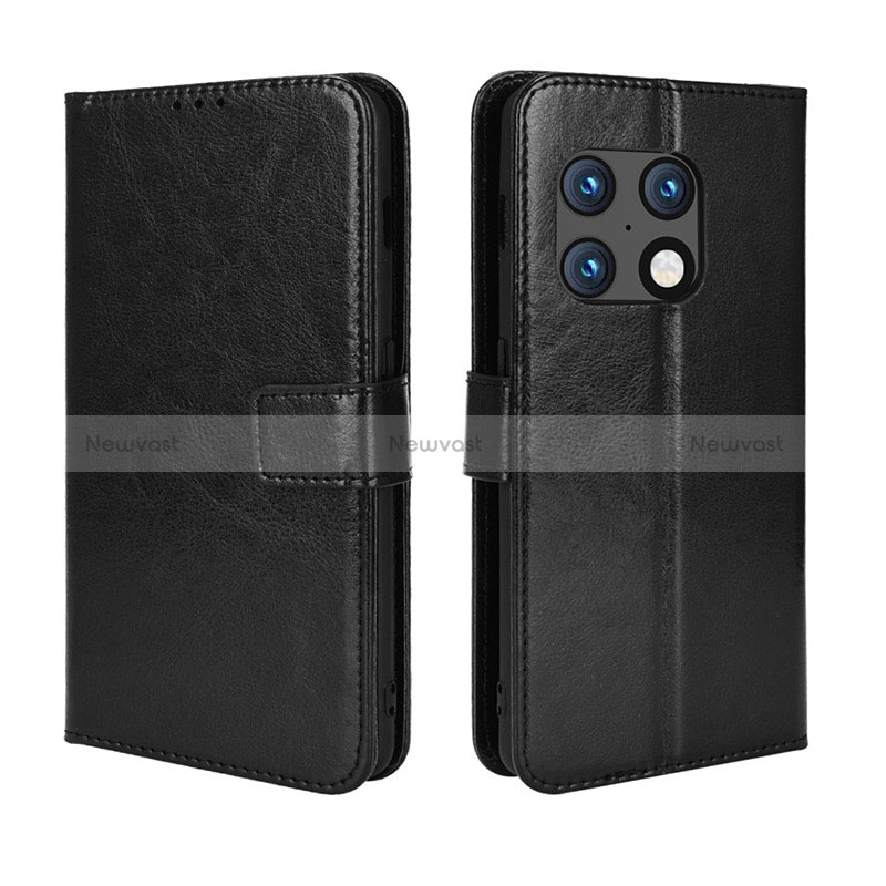 Leather Case Stands Flip Cover Holder BY5 for OnePlus 10 Pro 5G