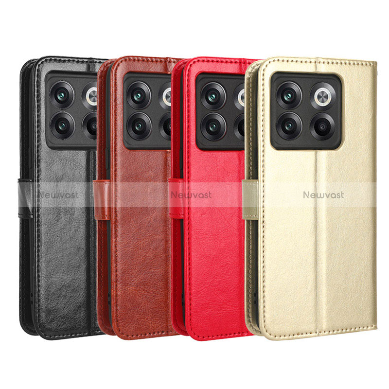 Leather Case Stands Flip Cover Holder BY5 for OnePlus 10T 5G