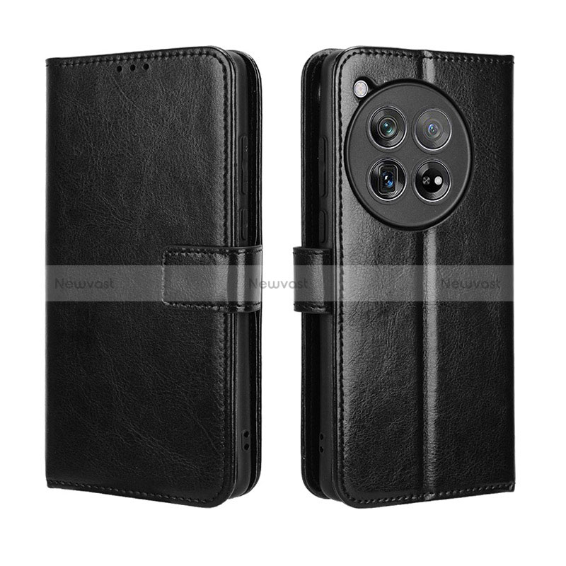 Leather Case Stands Flip Cover Holder BY5 for OnePlus 12 5G