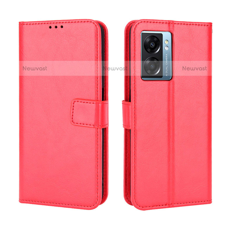 Leather Case Stands Flip Cover Holder BY5 for OnePlus Nord N300 5G