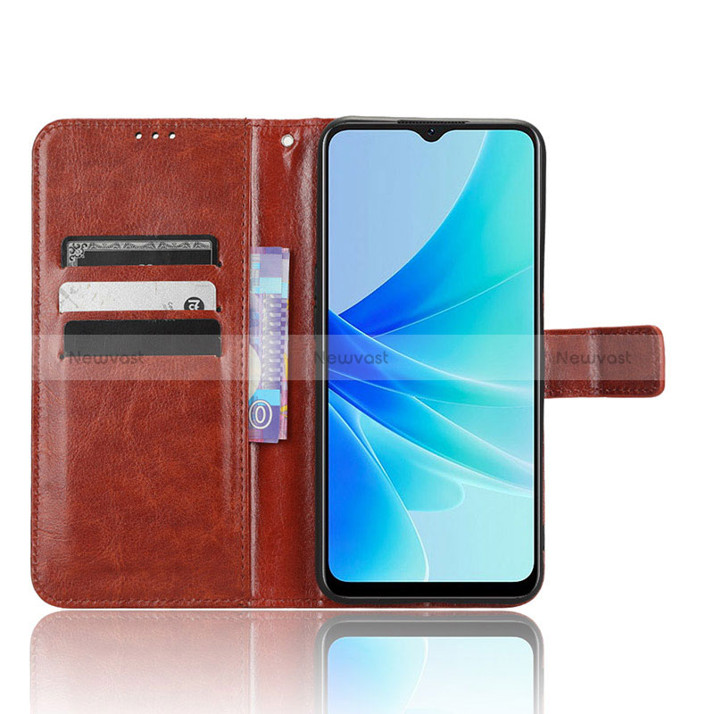 Leather Case Stands Flip Cover Holder BY5 for Oppo A57 4G