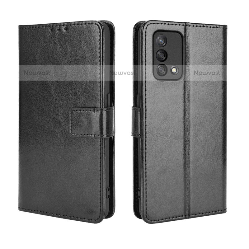 Leather Case Stands Flip Cover Holder BY5 for Oppo A74 4G