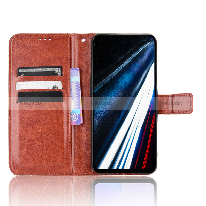 Leather Case Stands Flip Cover Holder BY5 for Oppo A78 4G