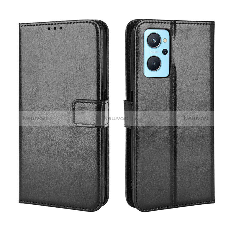 Leather Case Stands Flip Cover Holder BY5 for Oppo A96 4G