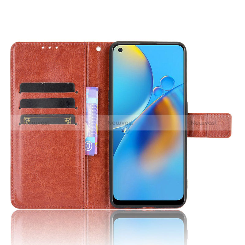 Leather Case Stands Flip Cover Holder BY5 for Oppo F19