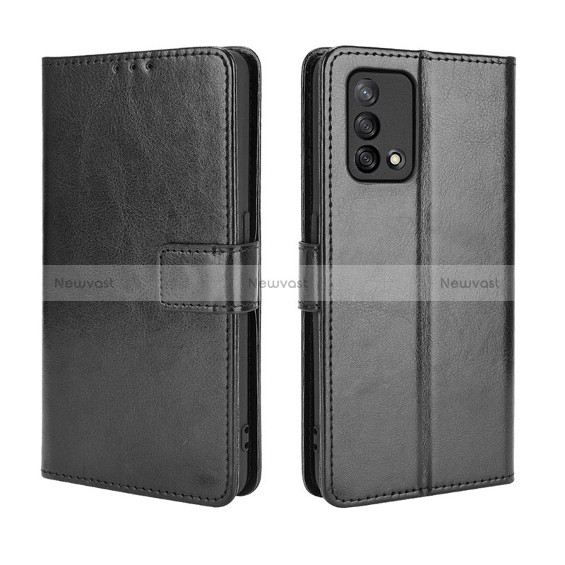 Leather Case Stands Flip Cover Holder BY5 for Oppo F19s