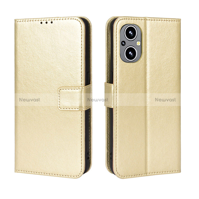 Leather Case Stands Flip Cover Holder BY5 for Oppo Reno7 Lite 5G