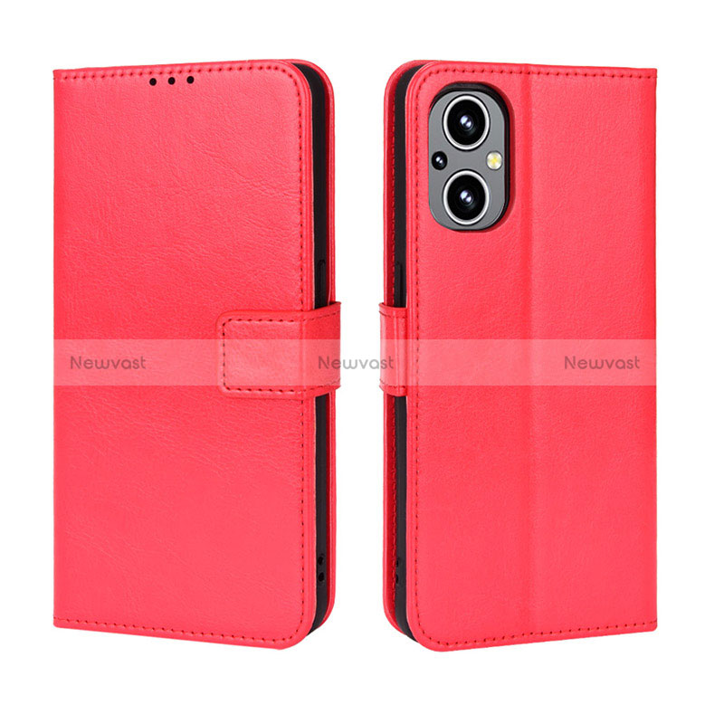 Leather Case Stands Flip Cover Holder BY5 for Oppo Reno8 Z 5G