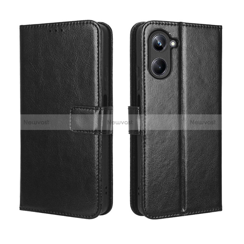 Leather Case Stands Flip Cover Holder BY5 for Realme 10 4G