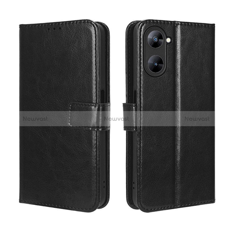 Leather Case Stands Flip Cover Holder BY5 for Realme 10S 5G