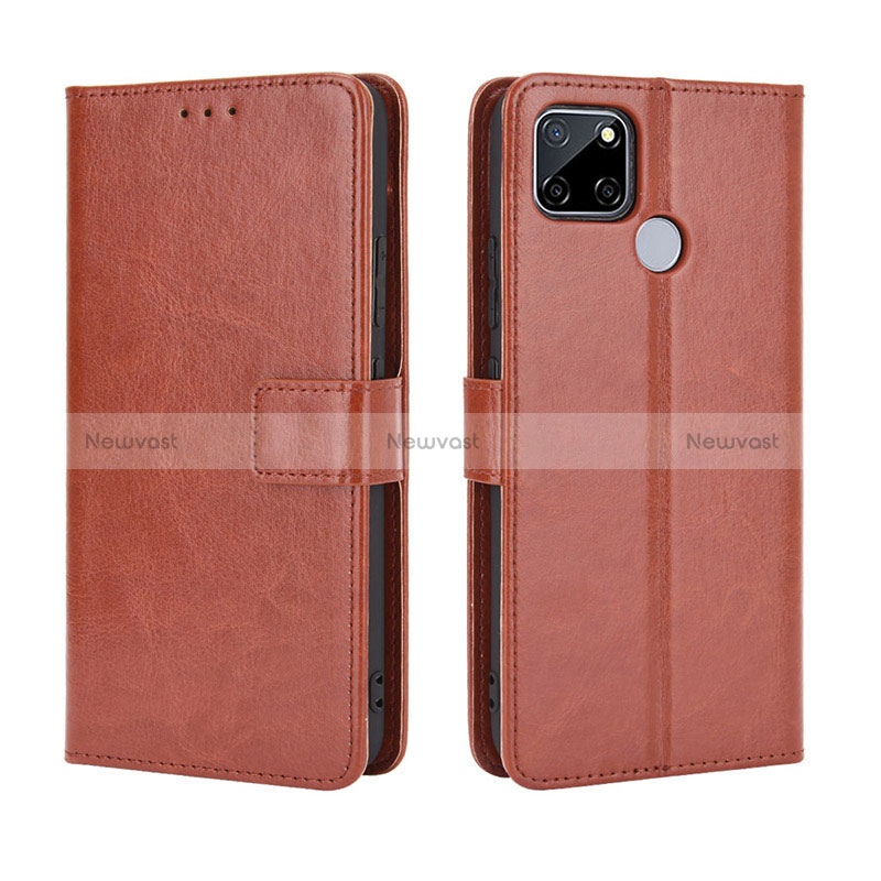 Leather Case Stands Flip Cover Holder BY5 for Realme 7i RMX2193