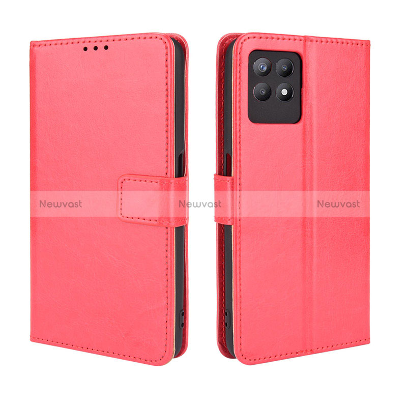 Leather Case Stands Flip Cover Holder BY5 for Realme 8i