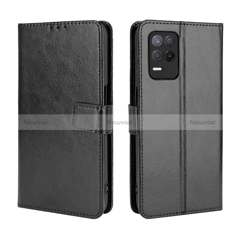 Leather Case Stands Flip Cover Holder BY5 for Realme 9 5G India