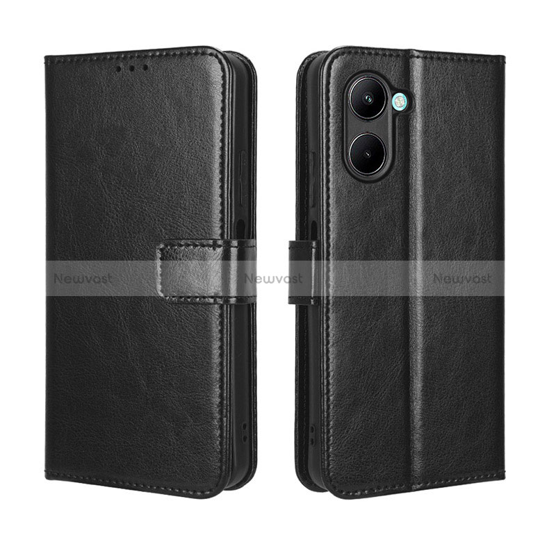 Leather Case Stands Flip Cover Holder BY5 for Realme C33 (2023)