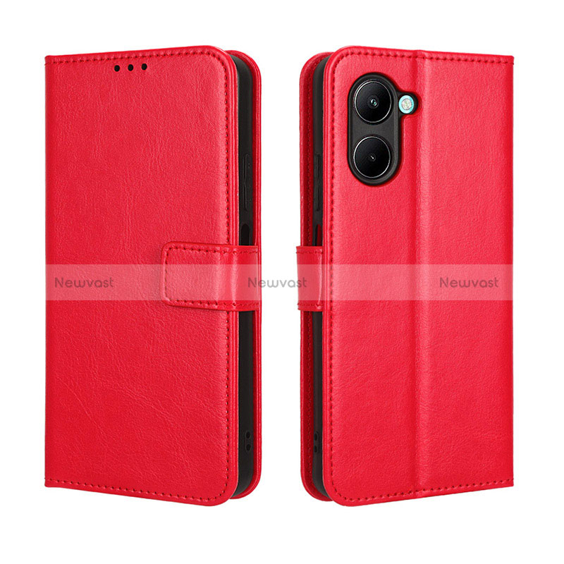 Leather Case Stands Flip Cover Holder BY5 for Realme C33 (2023)