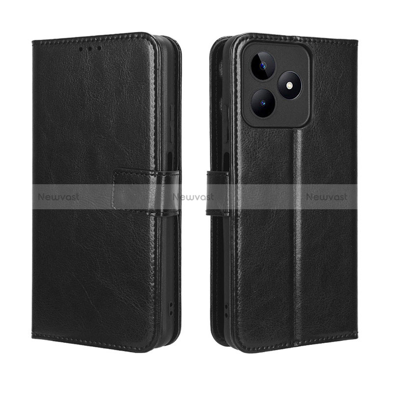 Leather Case Stands Flip Cover Holder BY5 for Realme C53