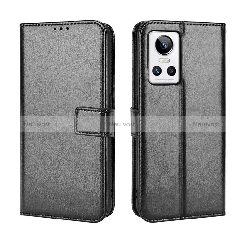 Leather Case Stands Flip Cover Holder BY5 for Realme GT Neo3 5G