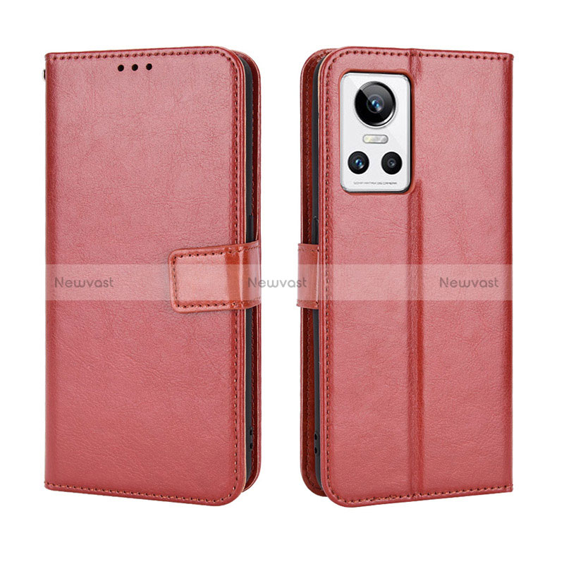 Leather Case Stands Flip Cover Holder BY5 for Realme GT Neo3 5G