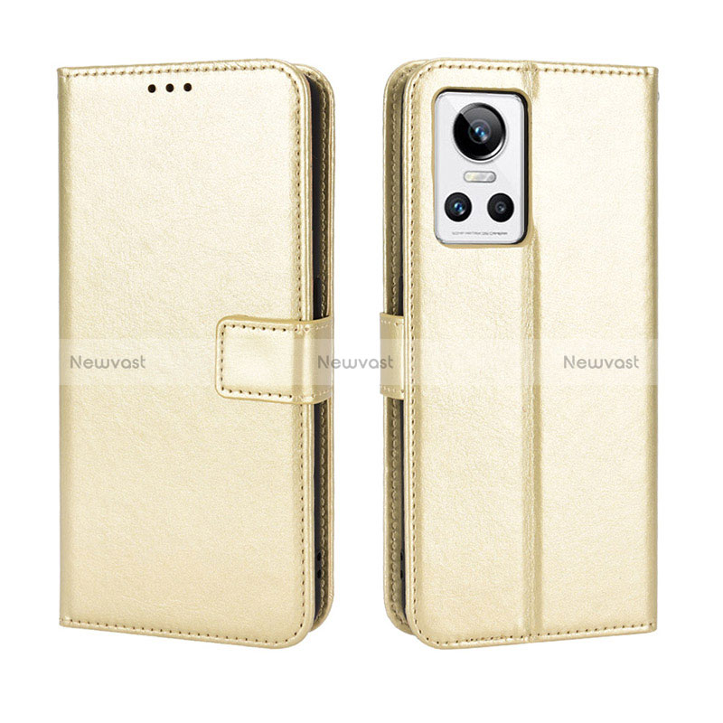 Leather Case Stands Flip Cover Holder BY5 for Realme GT Neo3 5G