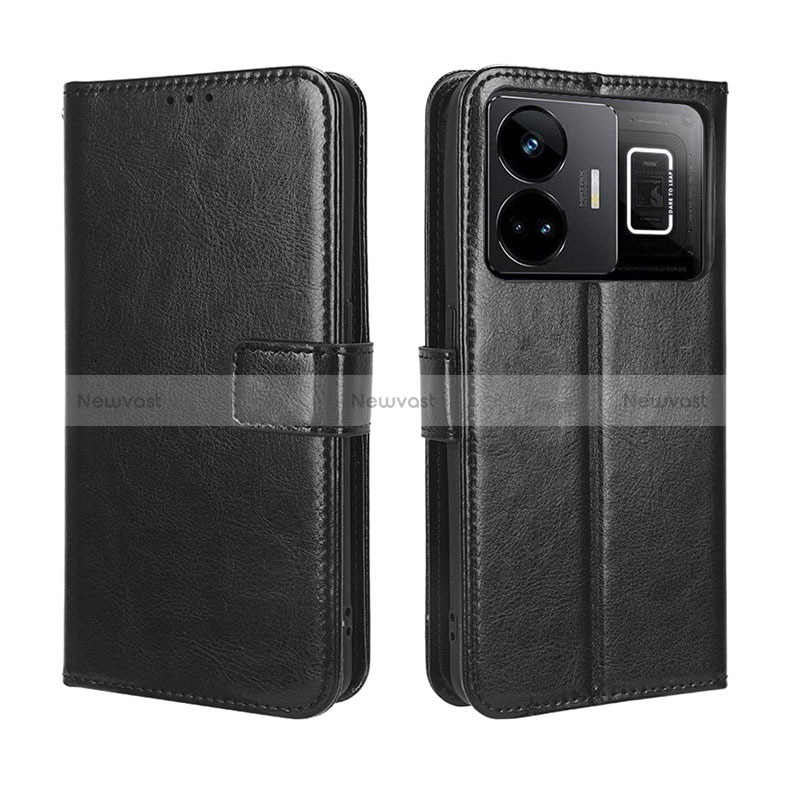 Leather Case Stands Flip Cover Holder BY5 for Realme GT5 5G