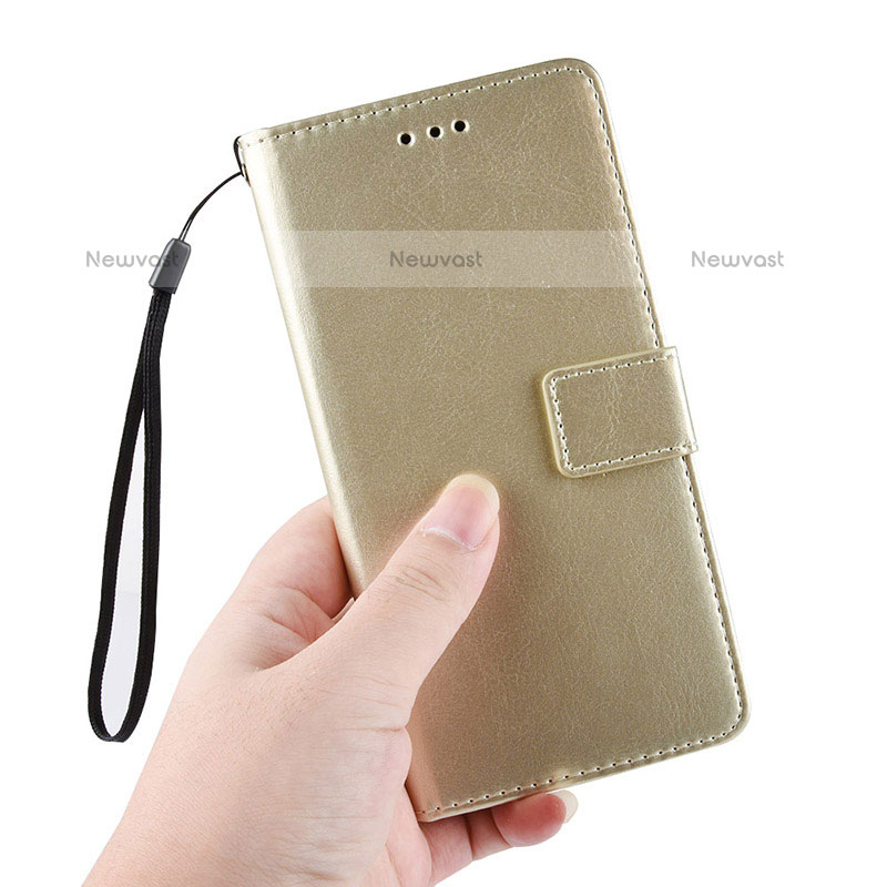 Leather Case Stands Flip Cover Holder BY5 for Samsung Galaxy S22 5G