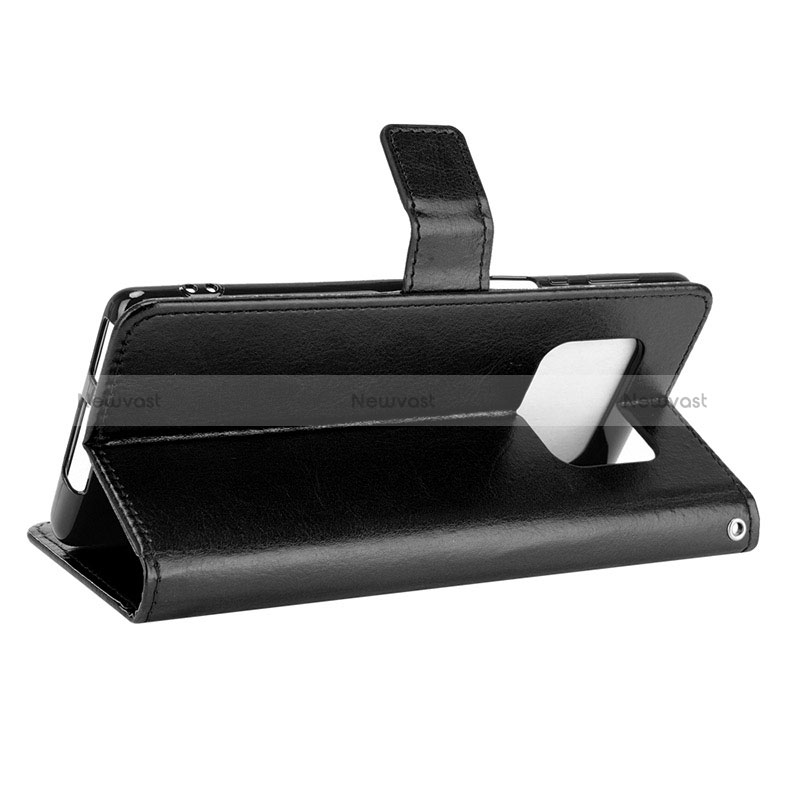 Leather Case Stands Flip Cover Holder BY5 for Sharp Aquos R6