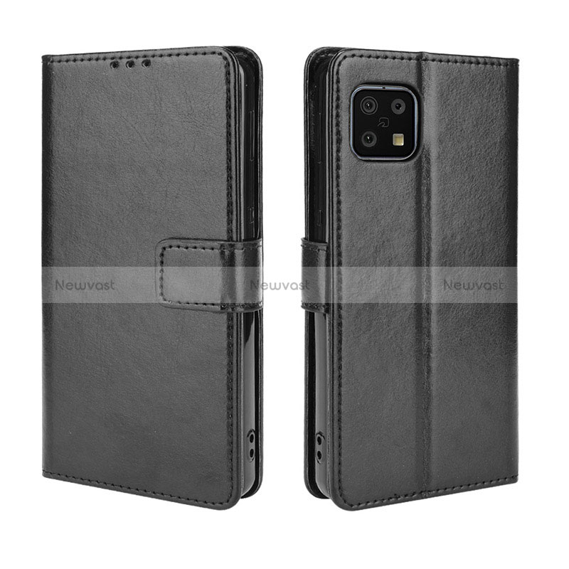 Leather Case Stands Flip Cover Holder BY5 for Sharp Aquos Sense6