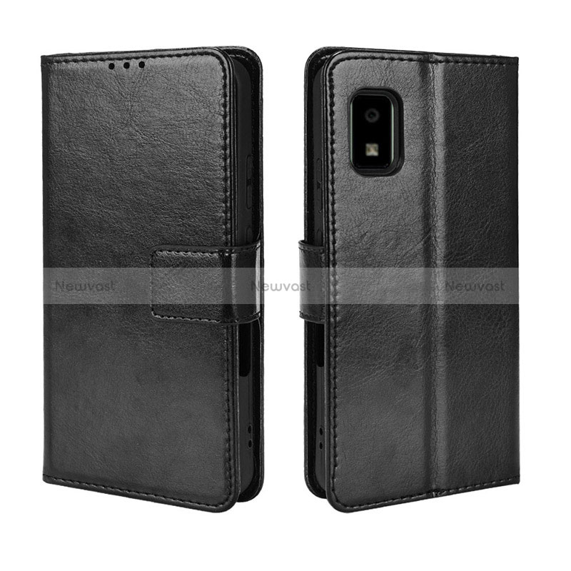 Leather Case Stands Flip Cover Holder BY5 for Sharp Aquos wish2