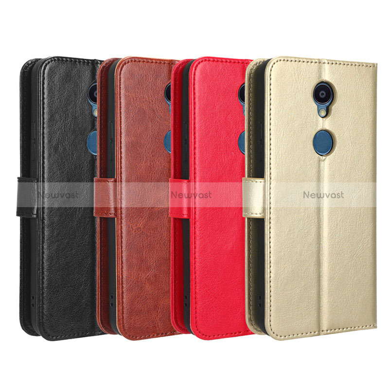 Leather Case Stands Flip Cover Holder BY5 for Sharp Rouvo V