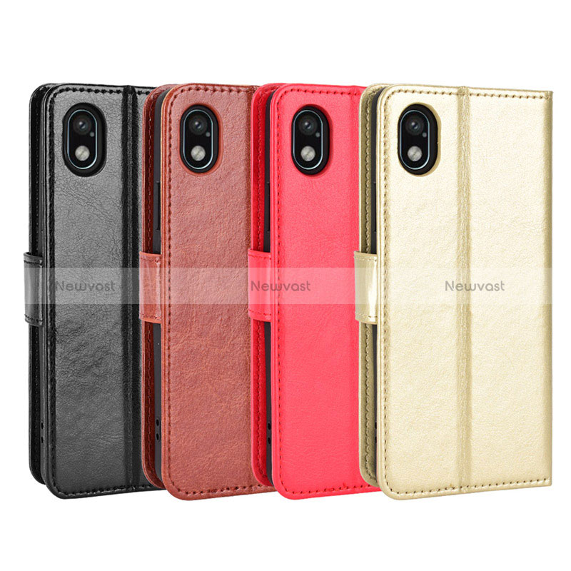 Leather Case Stands Flip Cover Holder BY5 for Sony Xperia Ace III SOG08