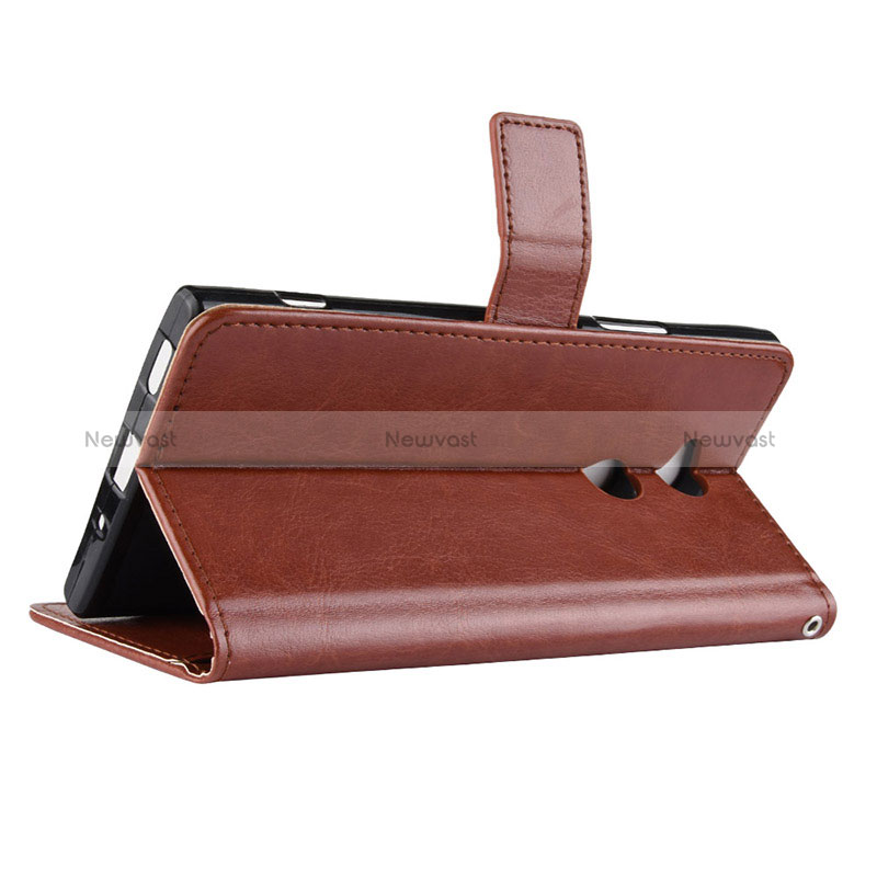 Leather Case Stands Flip Cover Holder BY5 for Sony Xperia XA2