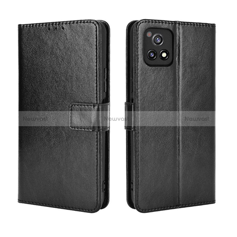 Leather Case Stands Flip Cover Holder BY5 for Vivo iQOO U3x 5G