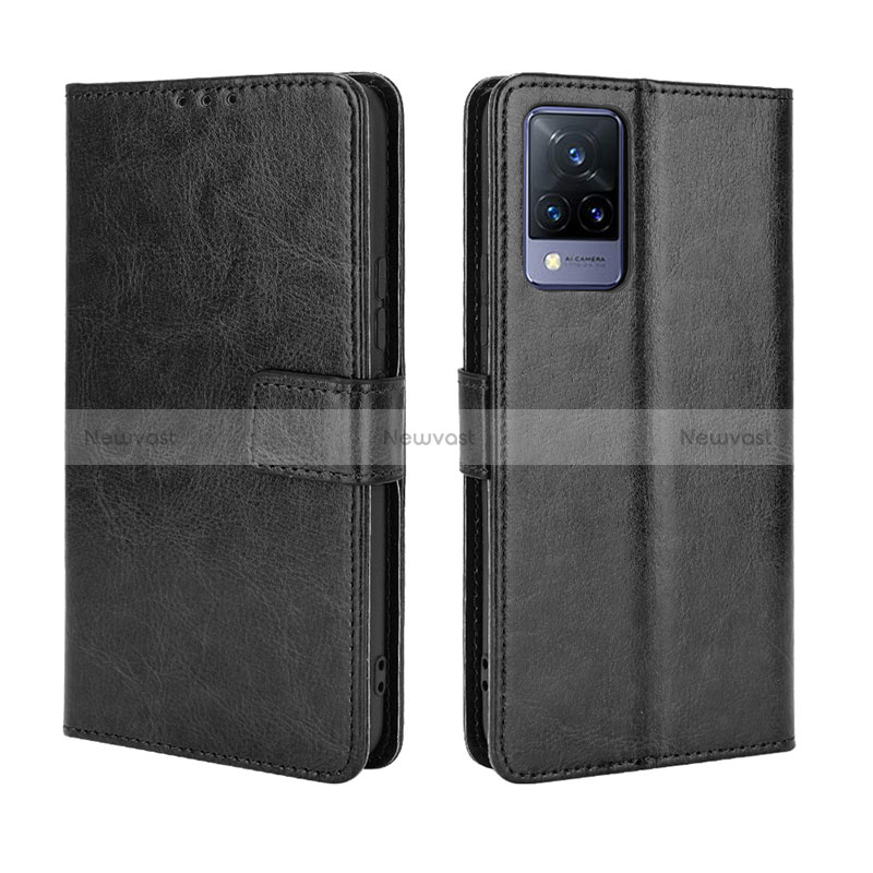 Leather Case Stands Flip Cover Holder BY5 for Vivo V21s 5G